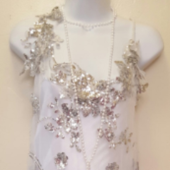 Custom Order Gatsby Inspired Sheath Wedding Gown